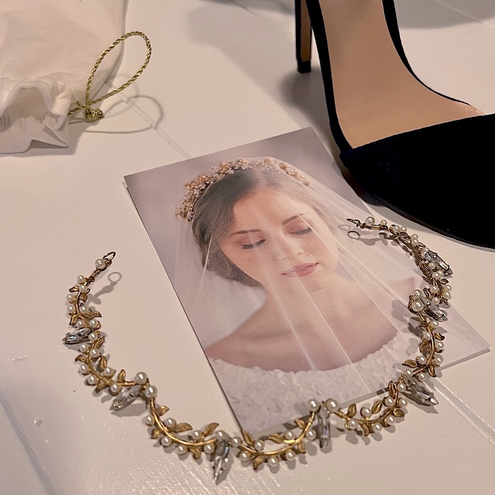 Bridal Hair Vine (w/ pearls)